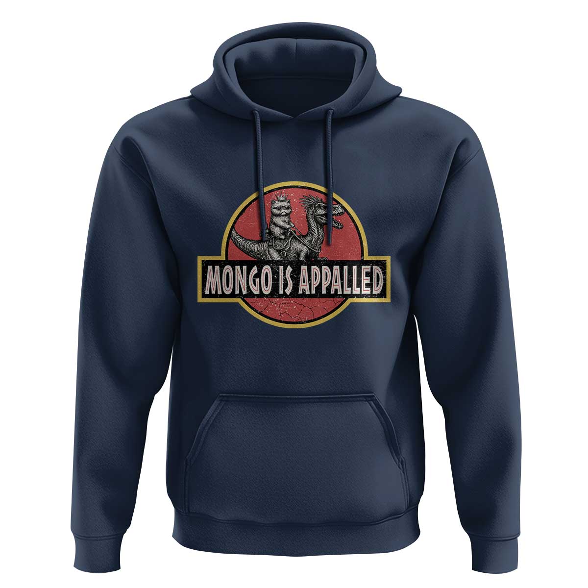Retro Mongo is Appalled Hoodie Princess Donut and Mongo Book Lover