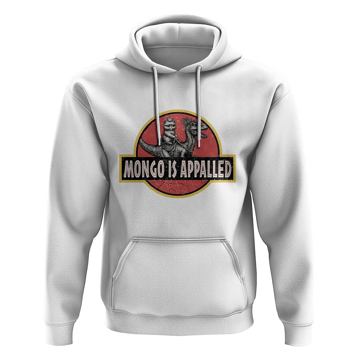 Retro Mongo is Appalled Hoodie Princess Donut and Mongo Book Lover