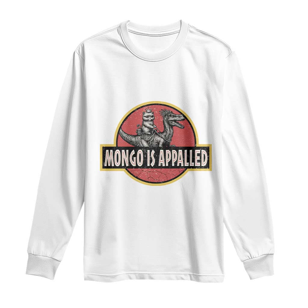 Retro Mongo is Appalled Long Sleeve Shirt Princess Donut and Mongo Book Lover