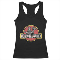 Retro Mongo is Appalled Racerback Tank Top Princess Donut and Mongo Book Lover