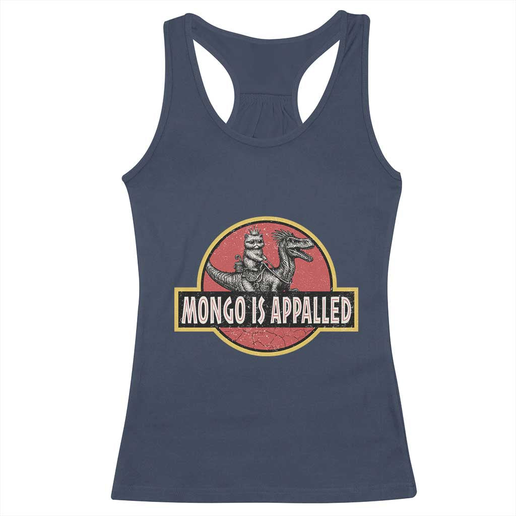 Retro Mongo is Appalled Racerback Tank Top Princess Donut and Mongo Book Lover