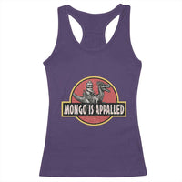 Retro Mongo is Appalled Racerback Tank Top Princess Donut and Mongo Book Lover