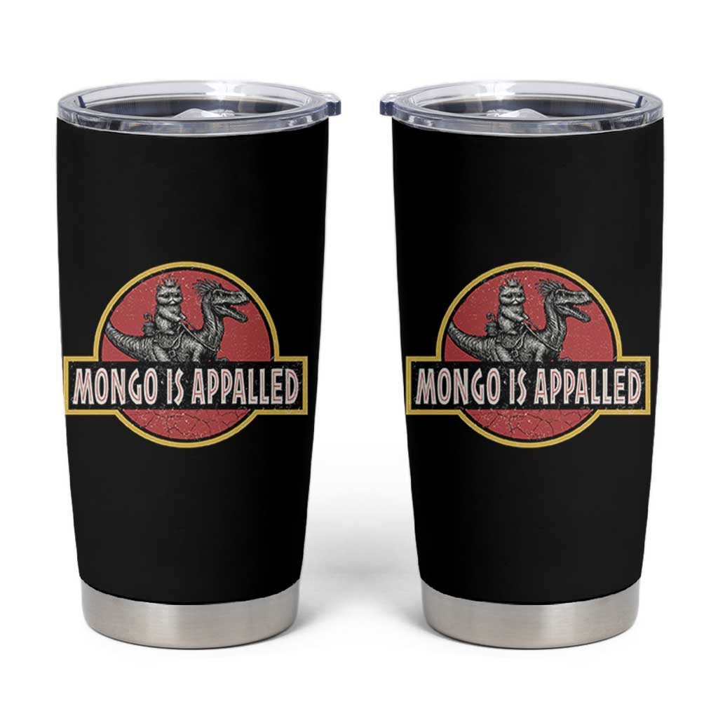 Retro Mongo is Appalled Tumbler Cup Princess Donut and Mongo Book Lover