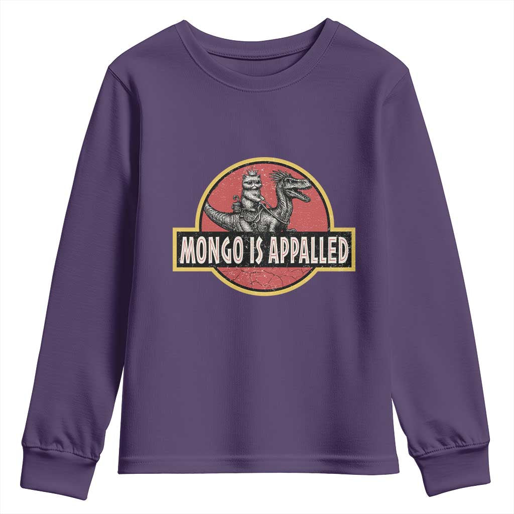 Retro Mongo is Appalled Youth Sweatshirt Princess Donut and Mongo Book Lover