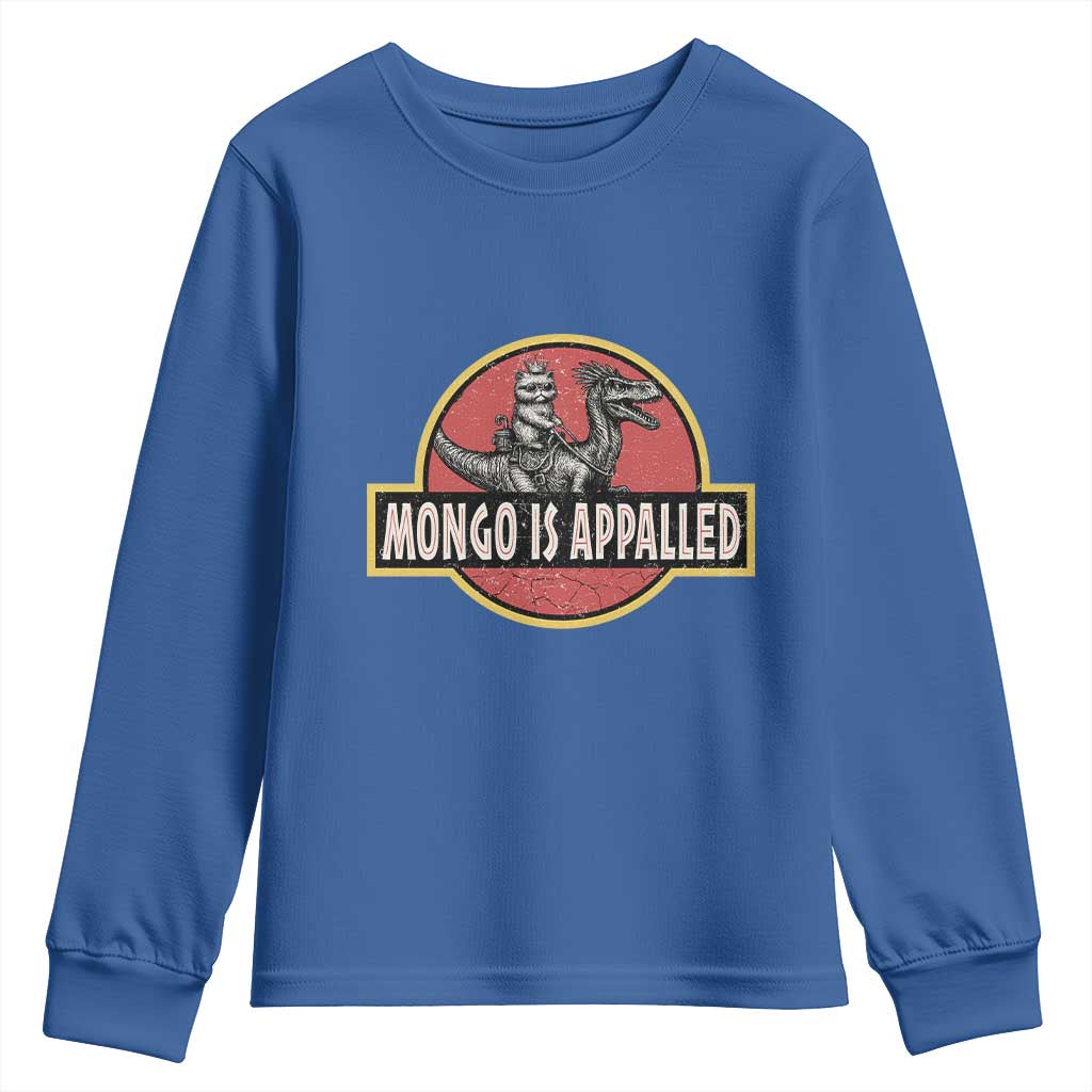Retro Mongo is Appalled Youth Sweatshirt Princess Donut and Mongo Book Lover