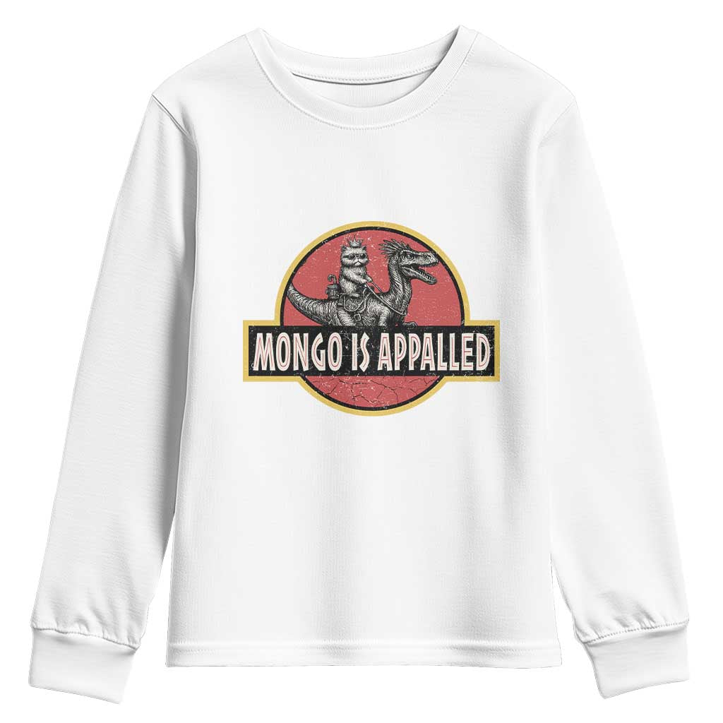 Retro Mongo is Appalled Youth Sweatshirt Princess Donut and Mongo Book Lover