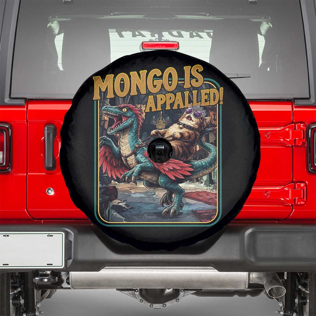 Mongo is Appalled Spare Tire Cover Vintage Princess Donut Riding Mongo