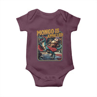 Mongo is Appalled Baby Onesie Vintage Princess Donut Riding Mongo