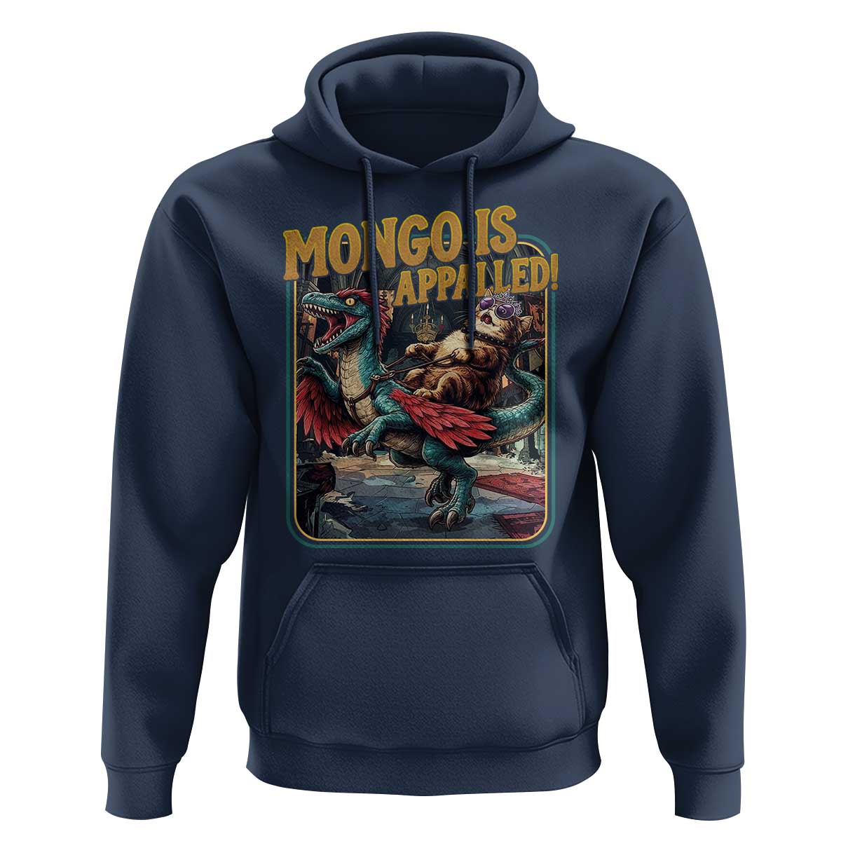 Mongo is Appalled Hoodie Vintage Princess Donut Riding Mongo