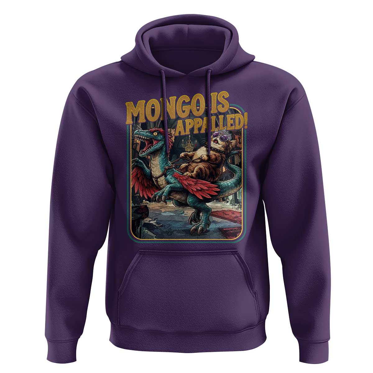 Mongo is Appalled Hoodie Vintage Princess Donut Riding Mongo
