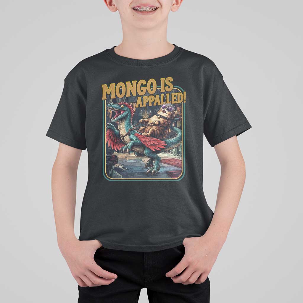 Mongo is Appalled T Shirt For Kid Vintage Princess Donut Riding Mongo