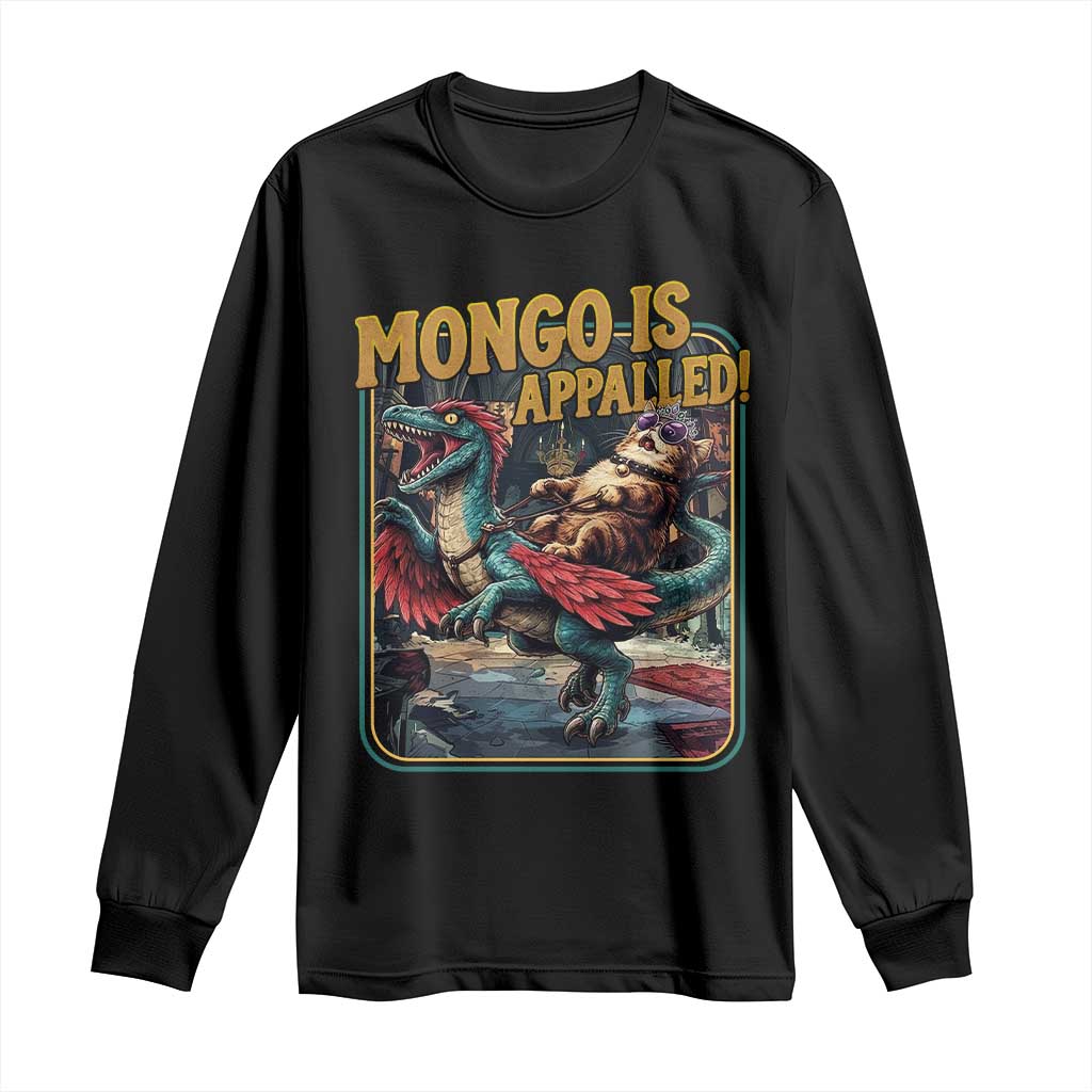 Mongo is Appalled Long Sleeve Shirt Vintage Princess Donut Riding Mongo