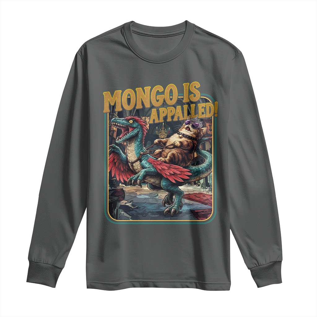 Mongo is Appalled Long Sleeve Shirt Vintage Princess Donut Riding Mongo