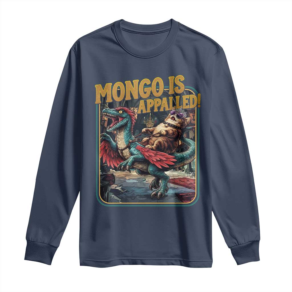 Mongo is Appalled Long Sleeve Shirt Vintage Princess Donut Riding Mongo