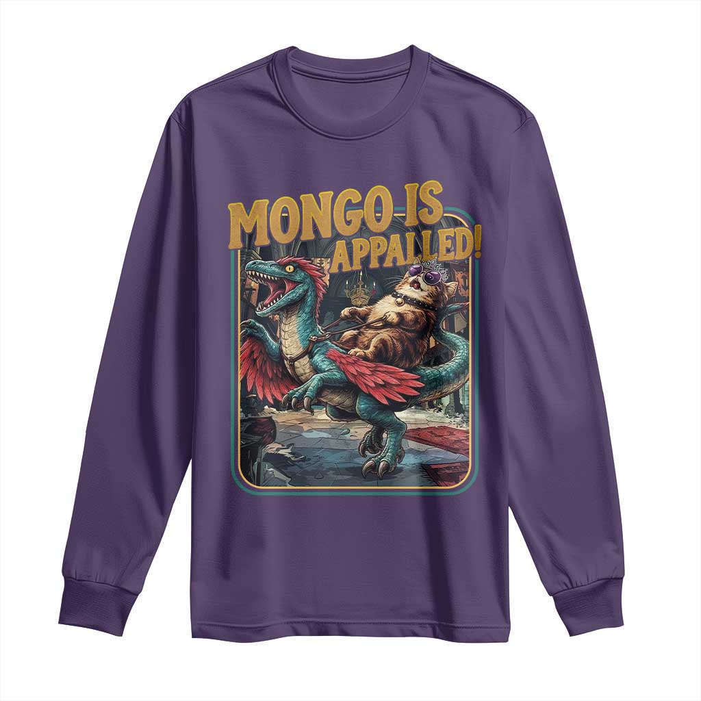 Mongo is Appalled Long Sleeve Shirt Vintage Princess Donut Riding Mongo
