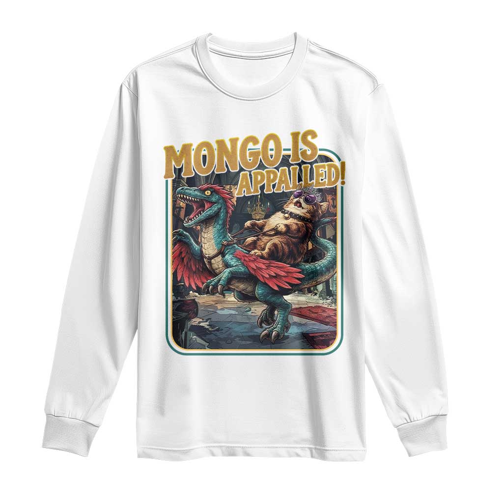 Mongo is Appalled Long Sleeve Shirt Vintage Princess Donut Riding Mongo