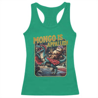 Mongo is Appalled Racerback Tank Top Vintage Princess Donut Riding Mongo