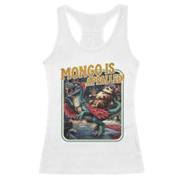 Mongo is Appalled Racerback Tank Top Vintage Princess Donut Riding Mongo