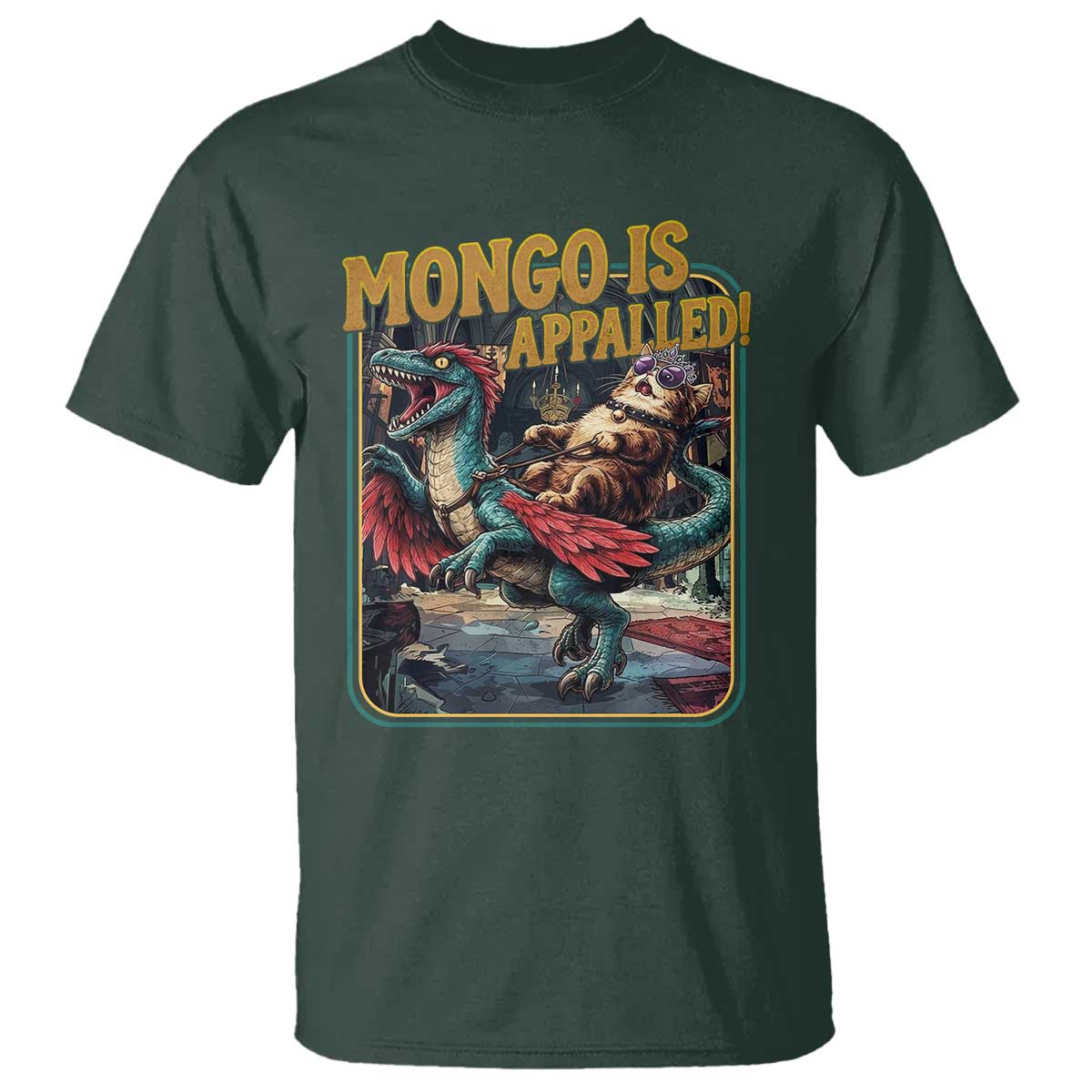 Mongo is Appalled T Shirt Vintage Princess Donut Riding Mongo