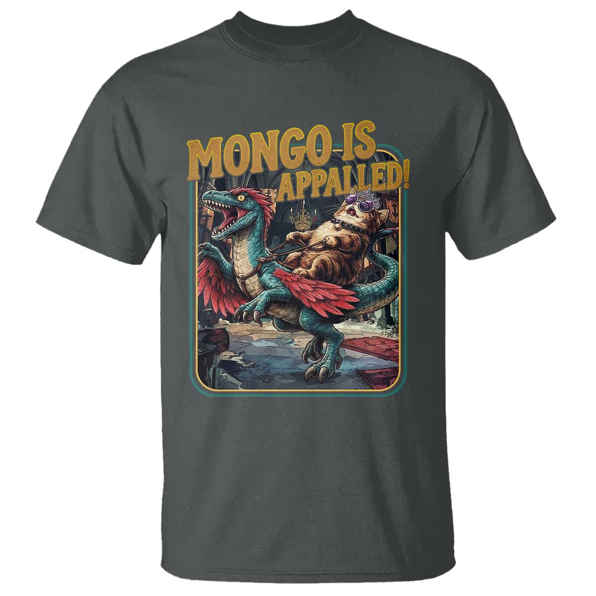 Mongo is Appalled T Shirt Vintage Princess Donut Riding Mongo