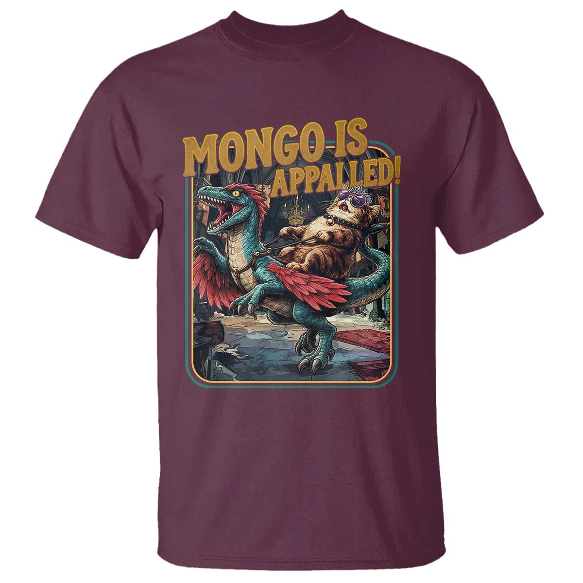Mongo is Appalled T Shirt Vintage Princess Donut Riding Mongo