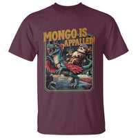 Mongo is Appalled T Shirt Vintage Princess Donut Riding Mongo
