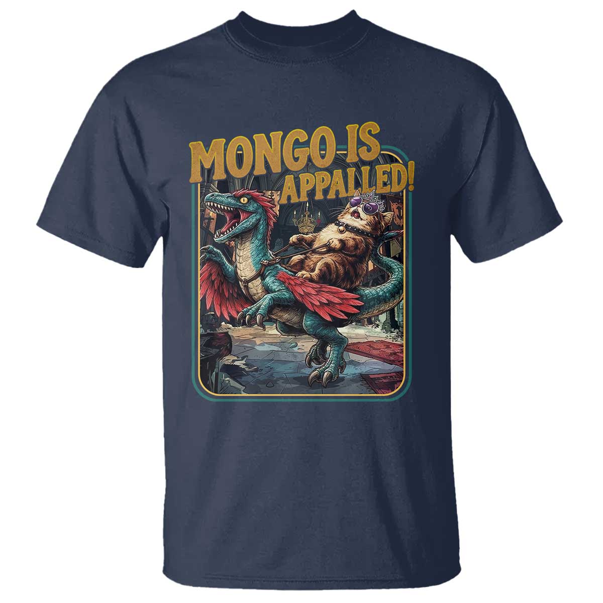 Mongo is Appalled T Shirt Vintage Princess Donut Riding Mongo