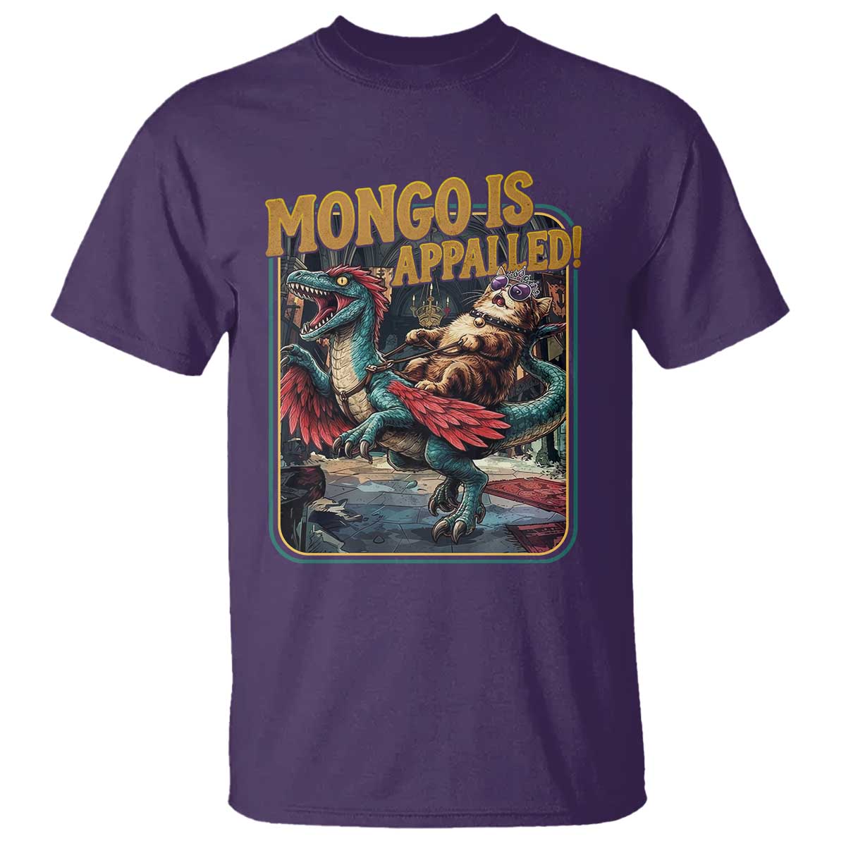 Mongo is Appalled T Shirt Vintage Princess Donut Riding Mongo