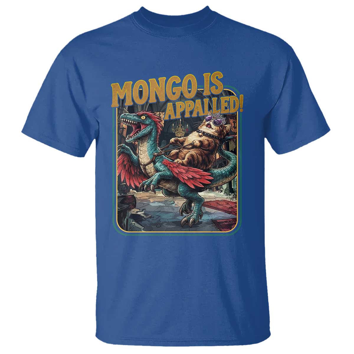 Mongo is Appalled T Shirt Vintage Princess Donut Riding Mongo
