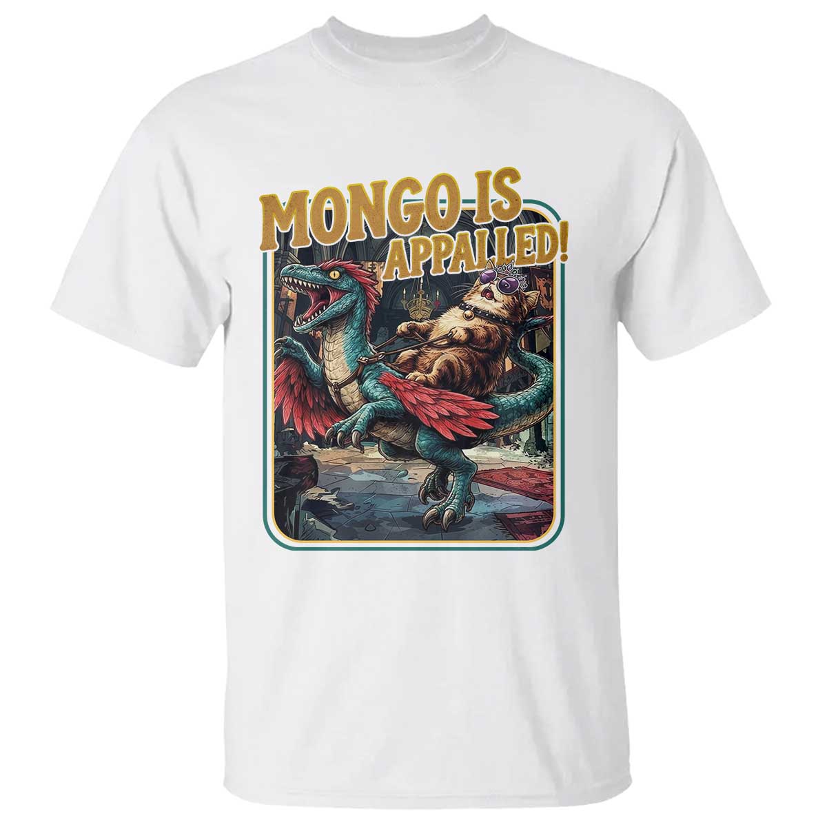 Mongo is Appalled T Shirt Vintage Princess Donut Riding Mongo