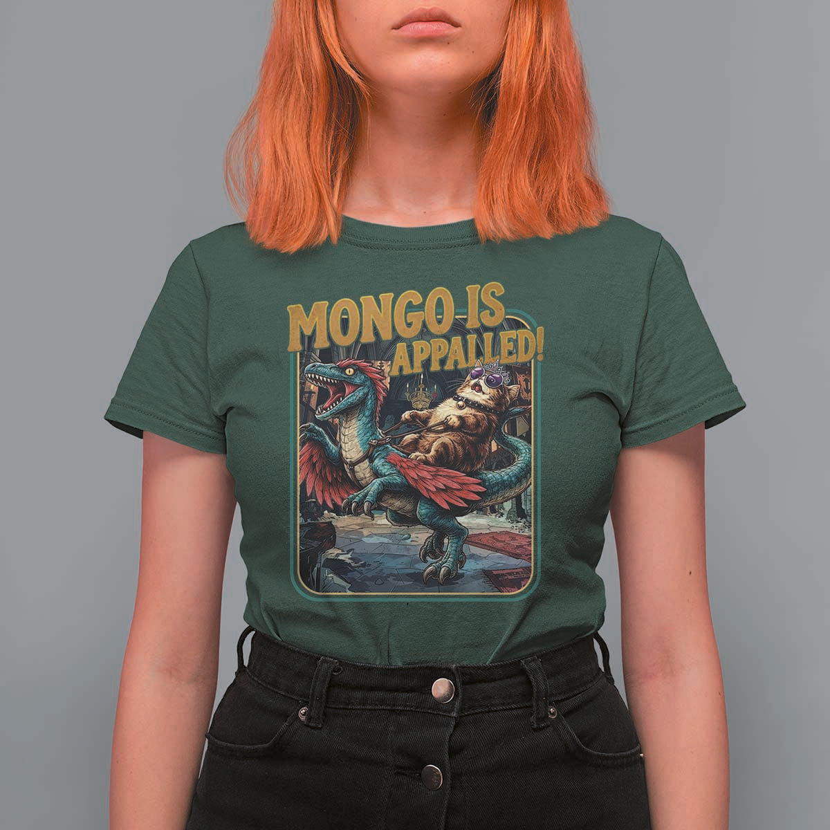Mongo is Appalled T Shirt For Women Vintage Princess Donut Riding Mongo