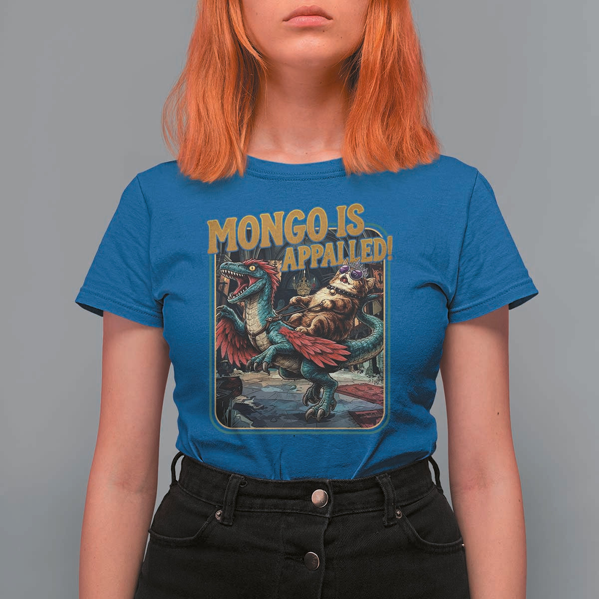 Mongo is Appalled T Shirt For Women Vintage Princess Donut Riding Mongo