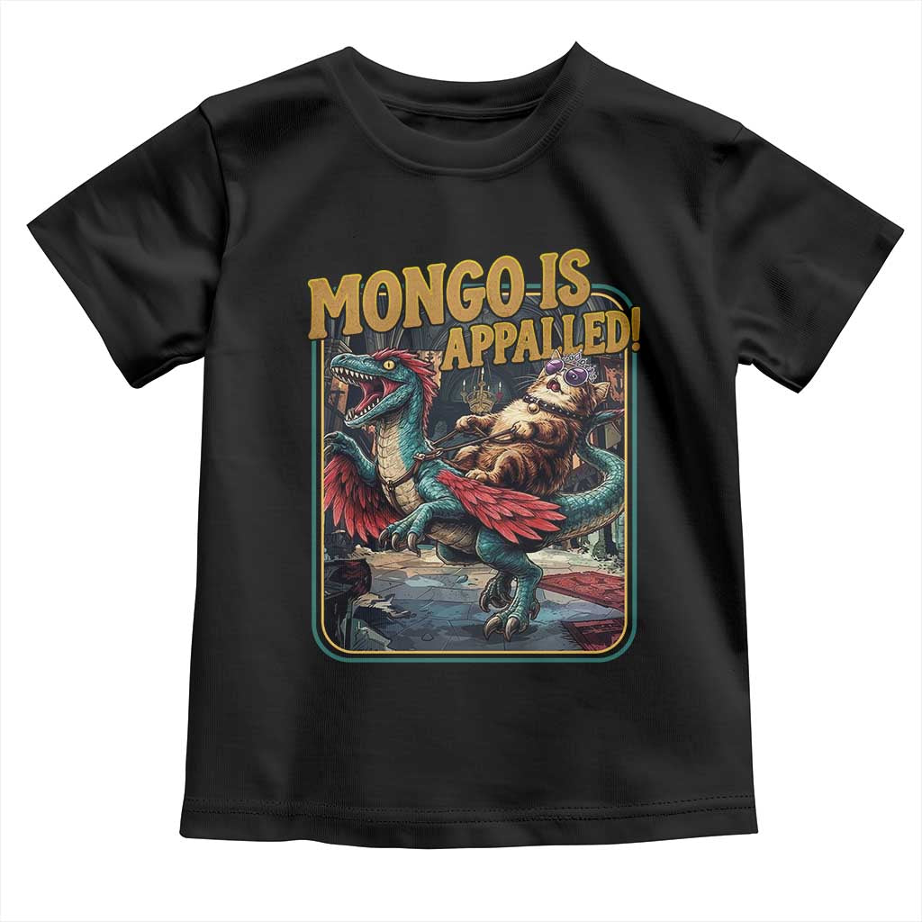 Mongo is Appalled Toddler T Shirt Vintage Princess Donut Riding Mongo