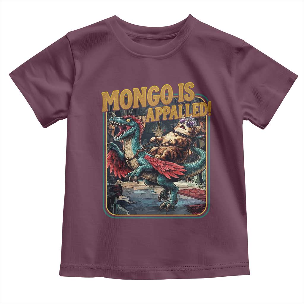 Mongo is Appalled Toddler T Shirt Vintage Princess Donut Riding Mongo
