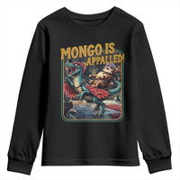 Mongo is Appalled Youth Sweatshirt Vintage Princess Donut Riding Mongo