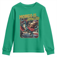 Mongo is Appalled Youth Sweatshirt Vintage Princess Donut Riding Mongo