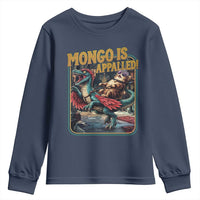 Mongo is Appalled Youth Sweatshirt Vintage Princess Donut Riding Mongo
