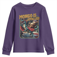 Mongo is Appalled Youth Sweatshirt Vintage Princess Donut Riding Mongo