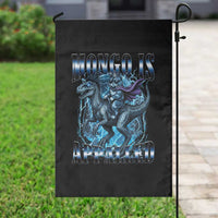 Mongo is Appalled Garden Flag Funny Princess Donut Riding Mongo