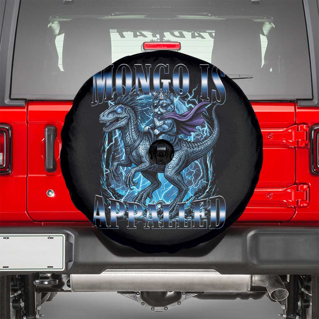 Mongo is Appalled Spare Tire Cover Funny Princess Donut Riding Mongo