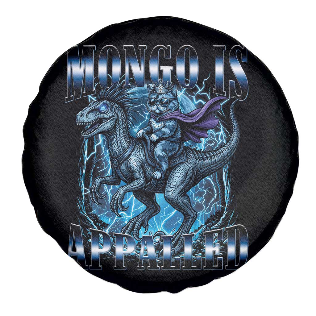Mongo is Appalled Spare Tire Cover Funny Princess Donut Riding Mongo