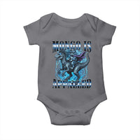 Mongo is Appalled Baby Onesie Funny Princess Donut Riding Mongo