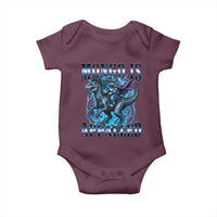 Mongo is Appalled Baby Onesie Funny Princess Donut Riding Mongo