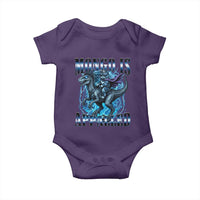 Mongo is Appalled Baby Onesie Funny Princess Donut Riding Mongo