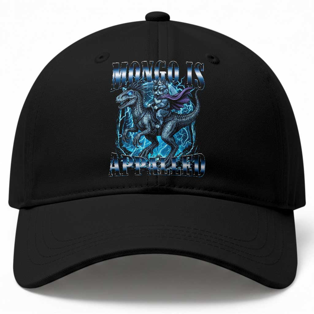 Mongo is Appalled Baseball Cap Funny Princess Donut Riding Mongo