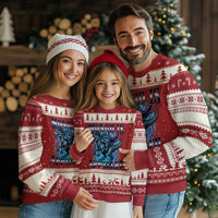 Mongo is Appalled Ugly Christmas Sweater Funny Princess Donut Riding Mongo