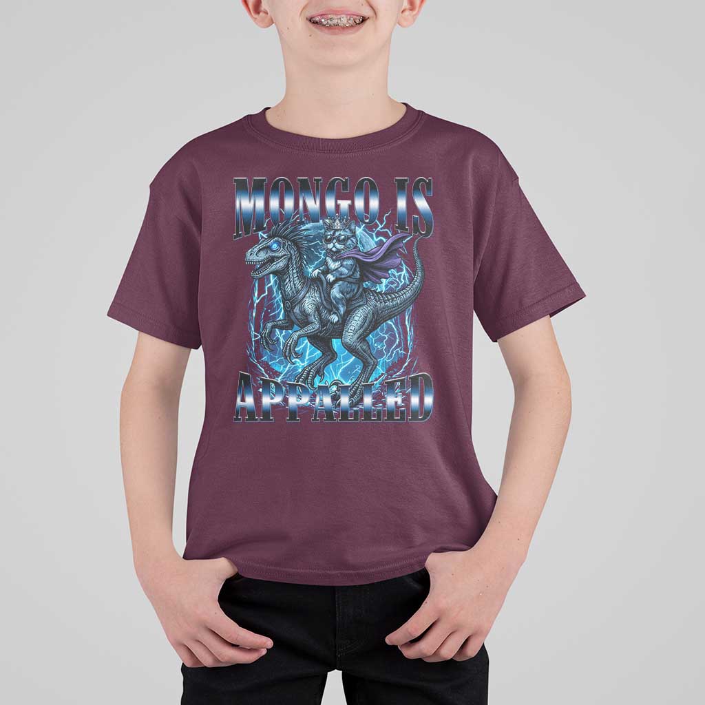 Mongo is Appalled T Shirt For Kid Funny Princess Donut Riding Mongo