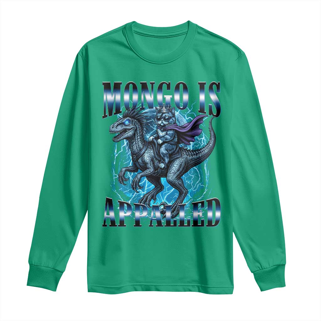 Mongo is Appalled Long Sleeve Shirt Funny Princess Donut Riding Mongo
