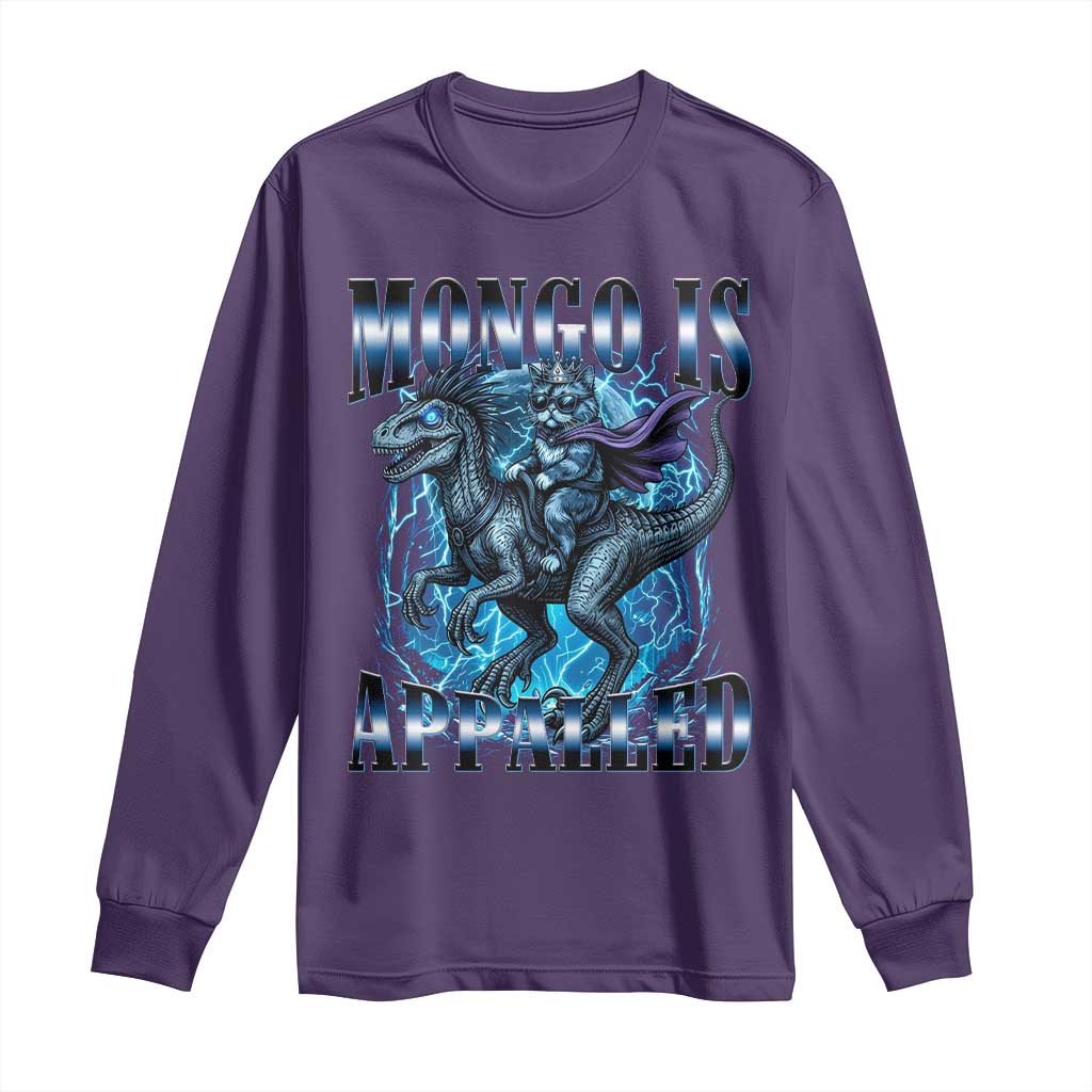 Mongo is Appalled Long Sleeve Shirt Funny Princess Donut Riding Mongo