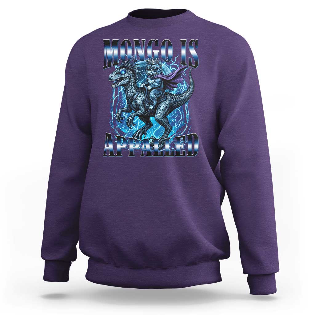Mongo is Appalled Sweatshirt Funny Princess Donut Riding Mongo